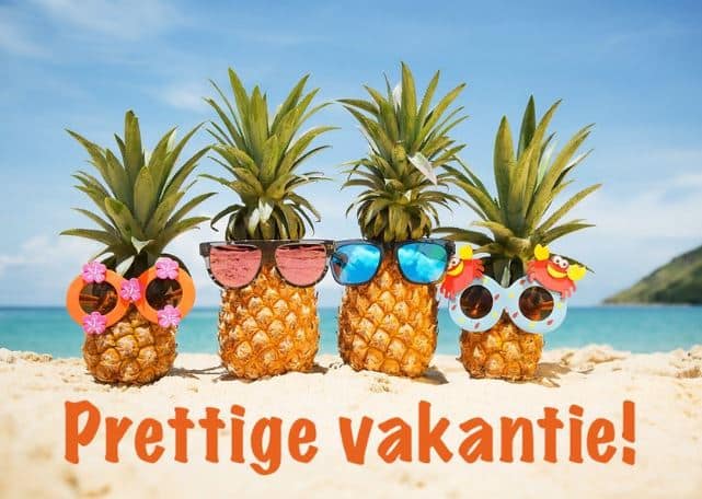 Fijne zomervakantie